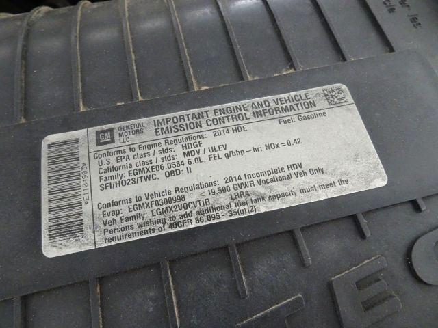 GMC Savana Commercial Cutaway 3500 Van 139" 2014