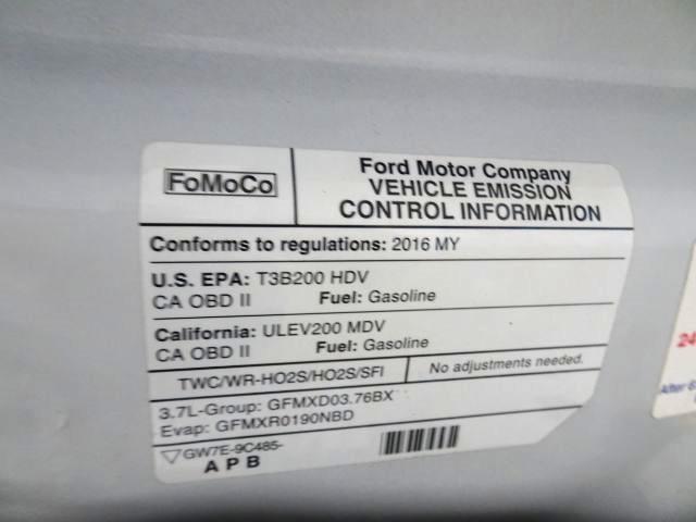 Ford Transit Cargo Van T-150 130" Low Rf 8600 GVWR Sliding RH Dr 2016