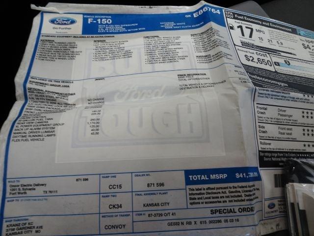 Ford F-150 4WD SuperCrew 145" King Ranch 2016