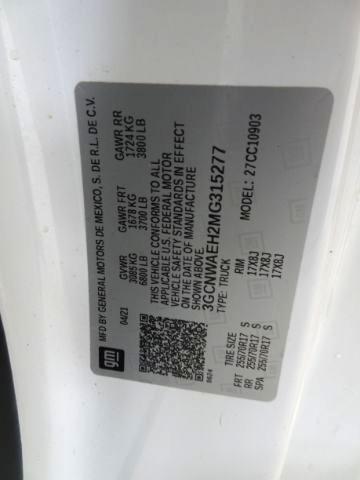 Chevrolet Silverado 1500 2WD Reg Cab 140" Work Truck 2021