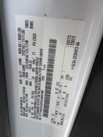 Ford Transit Van T-250 148" Hi Rf 9000 GVWR Sliding RH Dr 2017