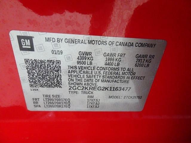 Chevrolet Silverado 2500HD 4WD Double Cab 144.2" Work Truck 2019