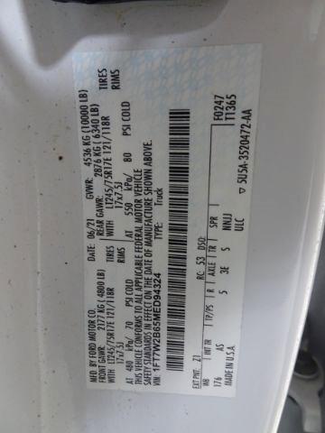 Ford Super Duty F-250 SRW XL 4WD Crew Cab 8' Box 2021