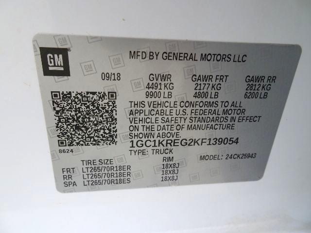 Chevrolet Silverado 2500HD 4WD Crew Cab 167.7" Work Truck 2019