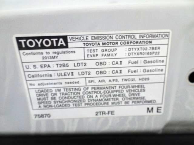 Toyota Tacoma 2WD Double Cab I4 AT (Natl) 2013