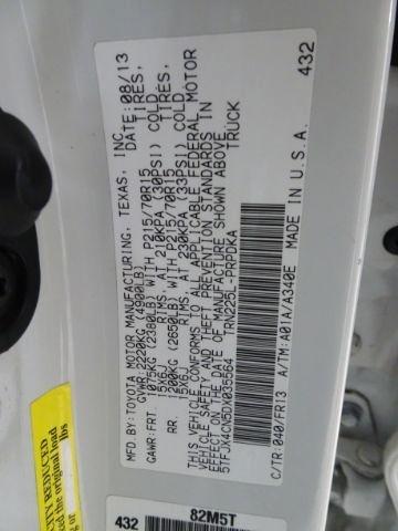 Toyota Tacoma 2WD Double Cab I4 AT (Natl) 2013