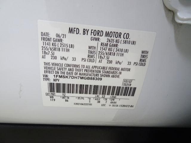 Ford Explorer XLT RWD 2021