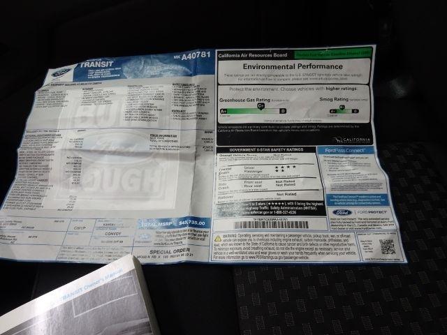 Ford Transit Cargo Van T-250 130" Med Rf 9070 GVWR RWD 2021
