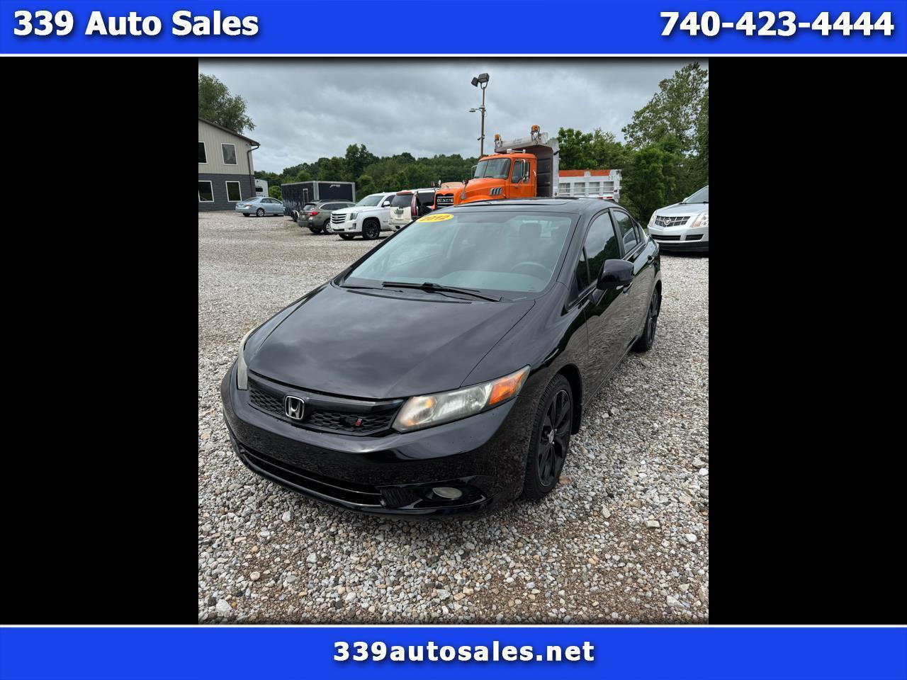 2012 Honda Civic Sdn 4dr Man Si