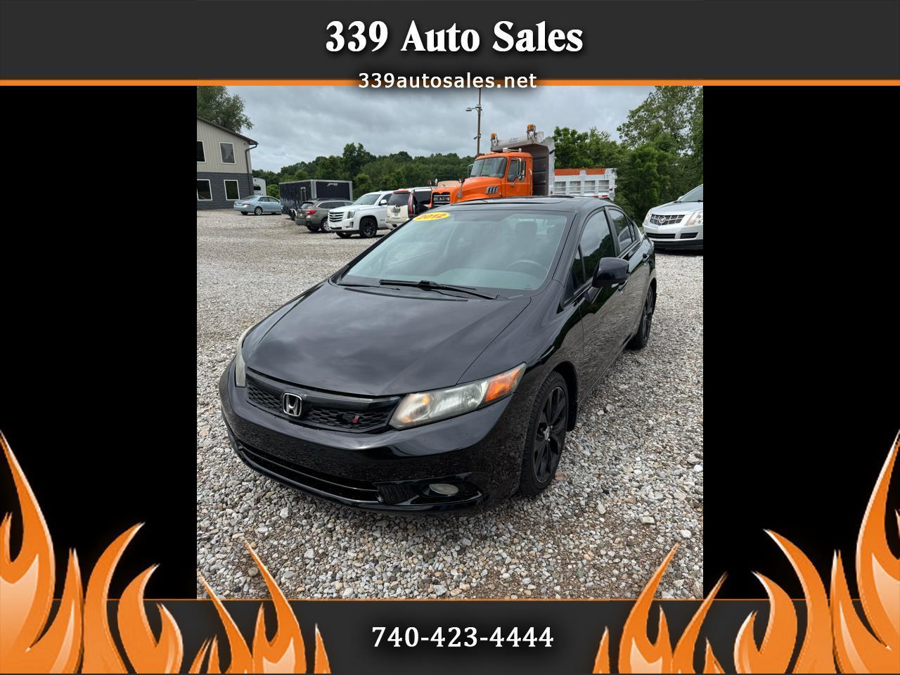 2012 Honda Civic Sdn 4dr Man Si
