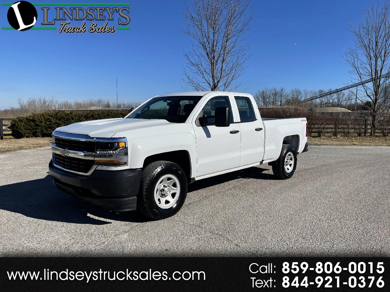 Used 2017 Chevrolet Silverado 1500 Work Truck Double Cab 4WD for Sale