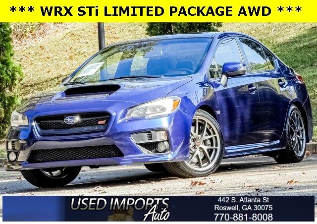 Subaru WRX STI 4dr Sdn Limited w/Wing Spoiler 2016