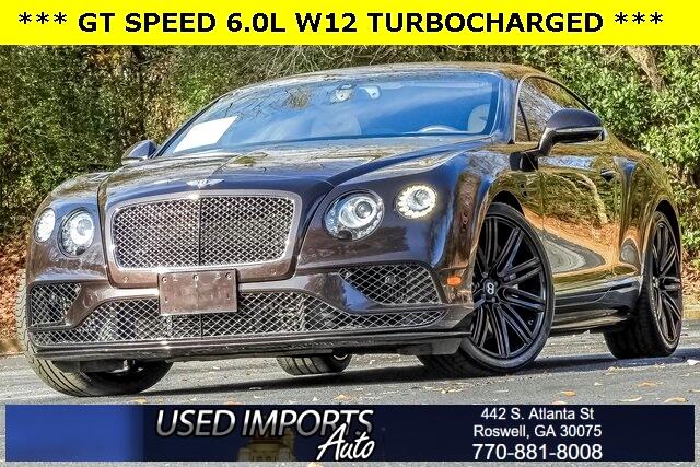 Bentley Continental GT 2dr Cpe Speed 2016