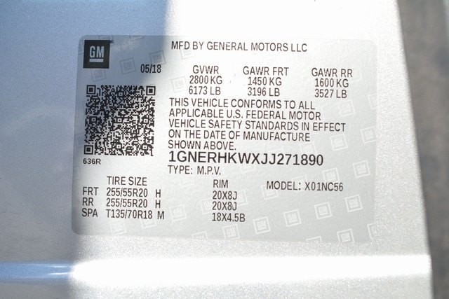 Chevrolet Traverse FWD 4dr LT Leather w/3LT 2018