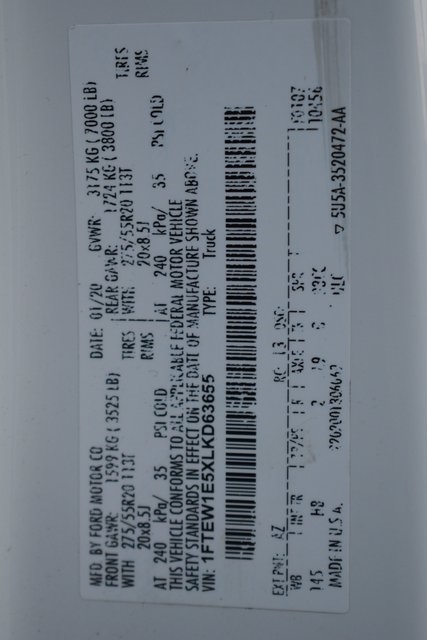 Ford F-150 King Ranch 4WD SuperCrew 5.5' Box 2020