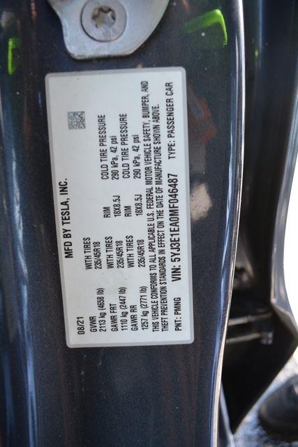 Tesla Model 3 Standard Range Plus RWD 2021