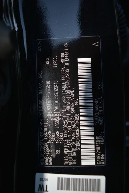 Toyota Highlander Platinum FWD (Natl) 2024