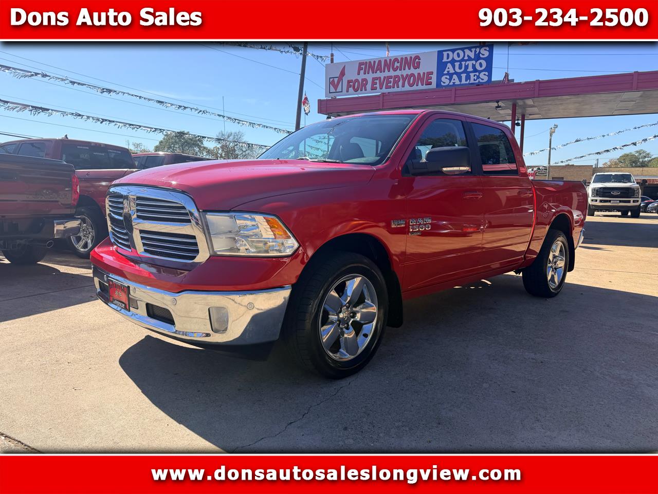 2019 RAM 1500 Classic Big Horn 4x4 Crew Cab 5'7" Box