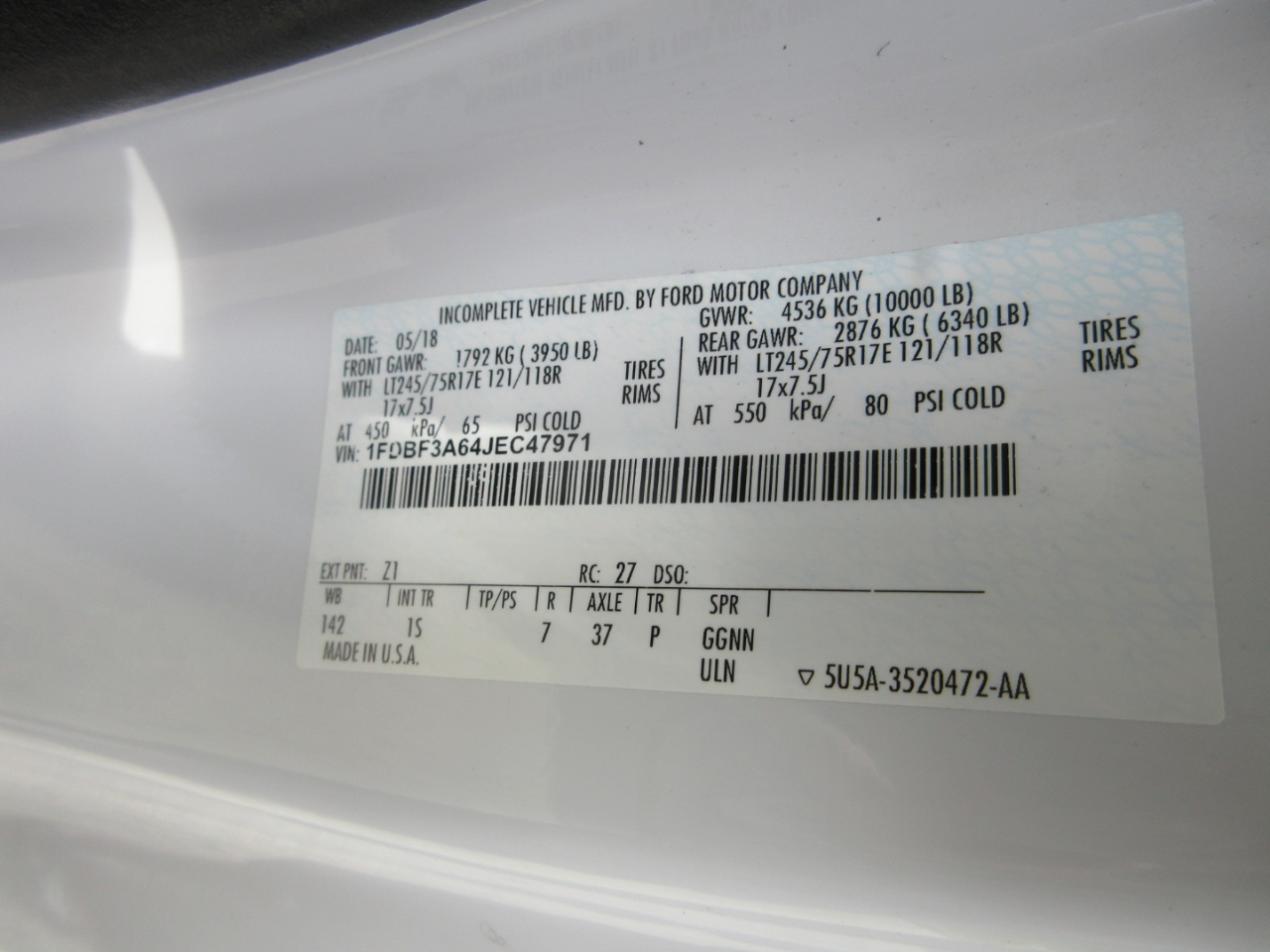 Ford F-350 SD XL 2WD 2018 Ford F-350 SD XL 2WD 2018