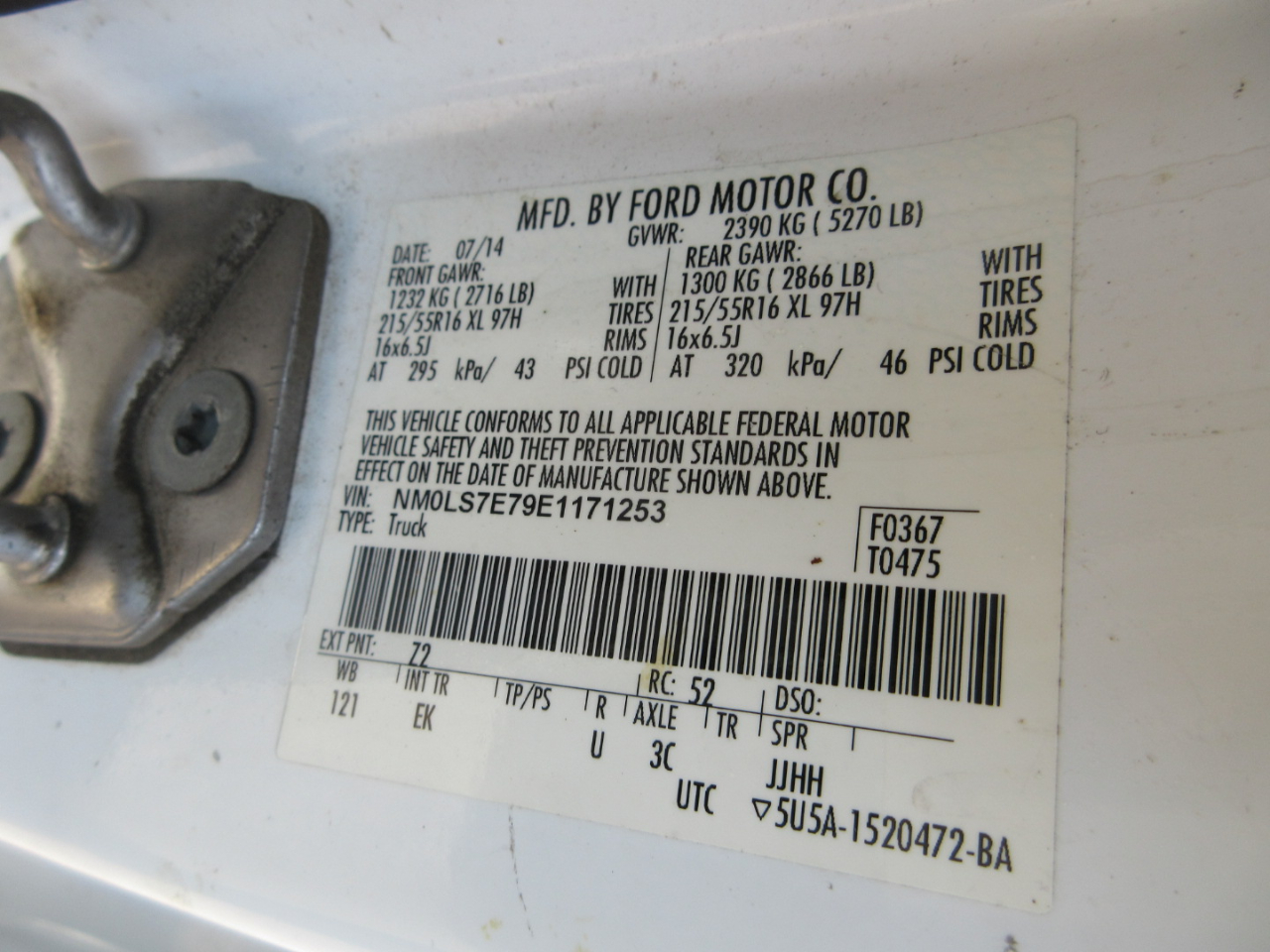 Ford Transit Connect XL LWB 2014 Ford Transit Connect XL LWB 2014