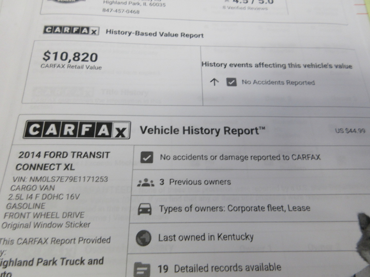 Ford Transit Connect XL LWB 2014 Ford Transit Connect XL LWB 2014