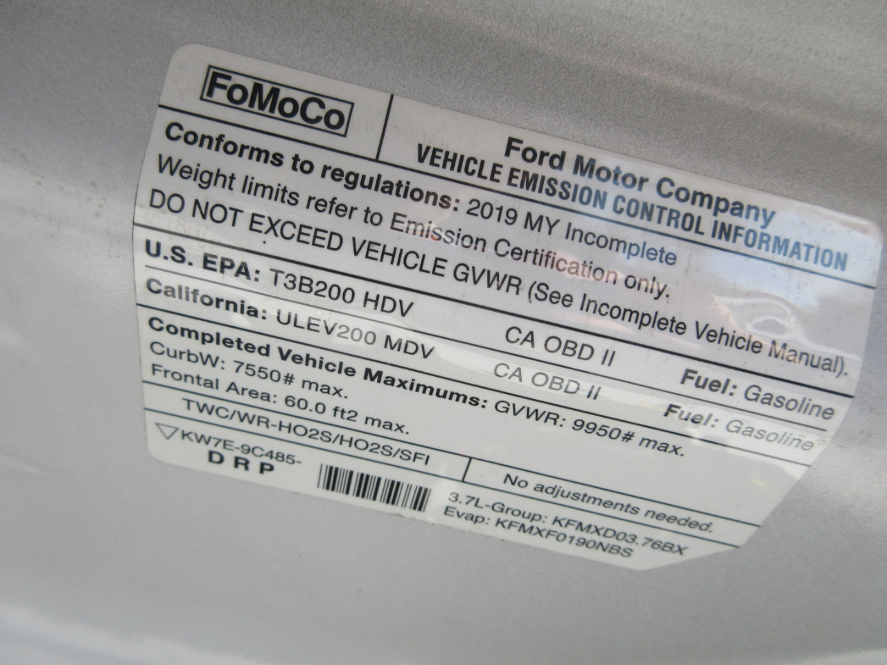 Ford Transit T-350 2019