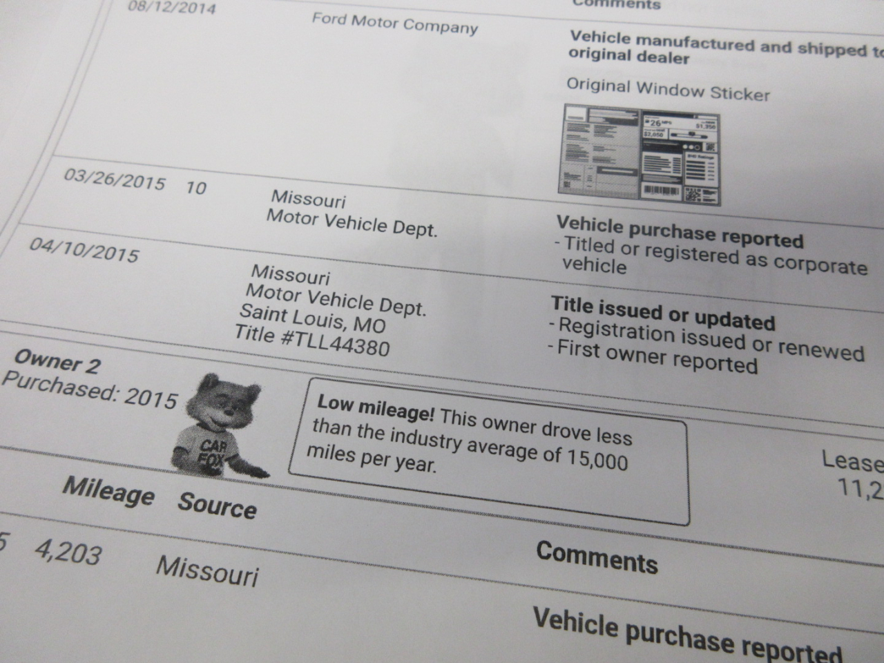 Ford Transit Connect XL LWB 2014