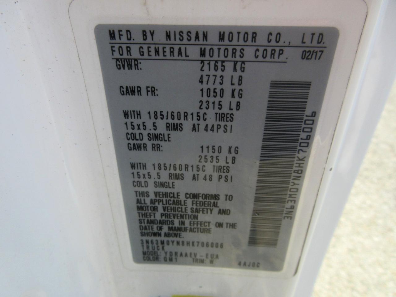 Chevrolet City Express FWD 115" LS 2017