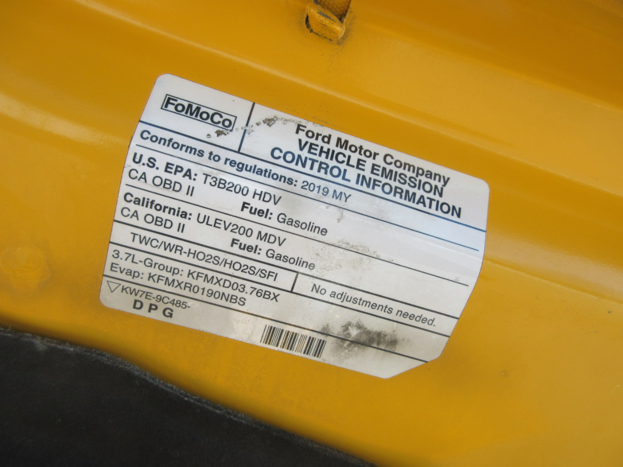 Ford Transit 250 Van Low Roof 60/40 Pass.130-in. WB 2019