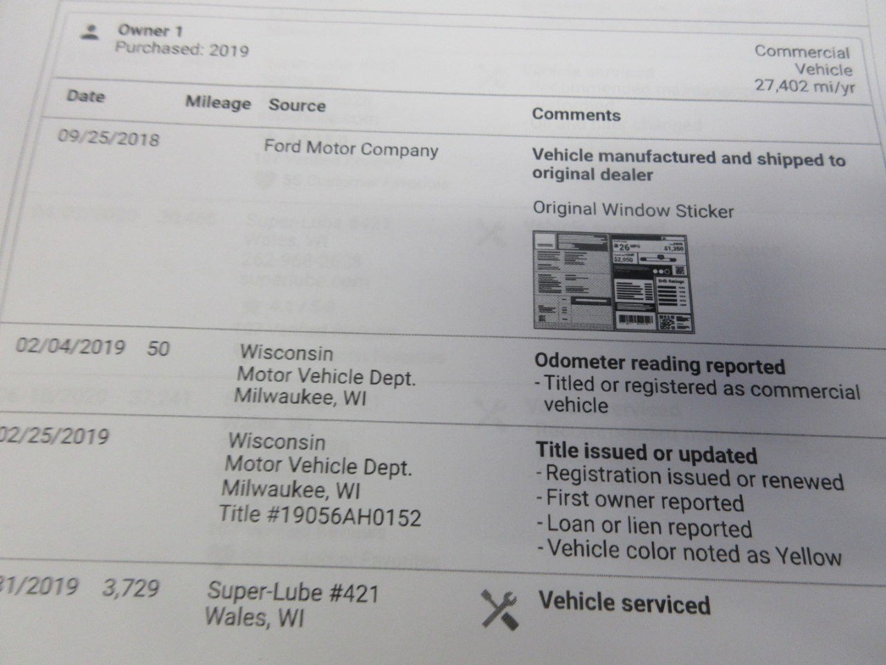 Ford Transit 250 Van Low Roof 60/40 Pass.130-in. WB 2019