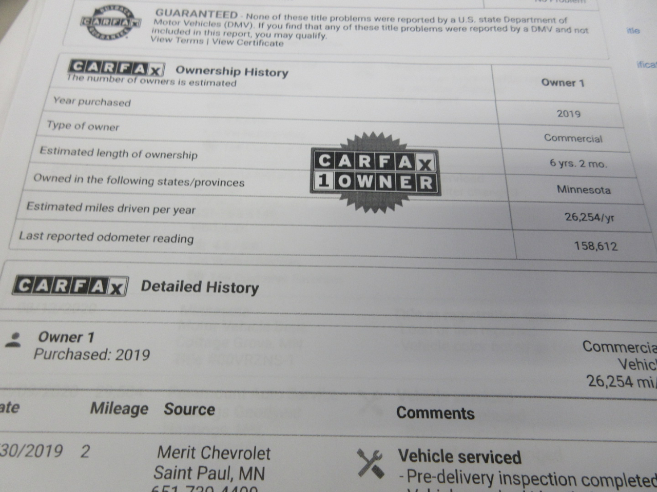 Chevrolet Express 2500 Cargo 2019