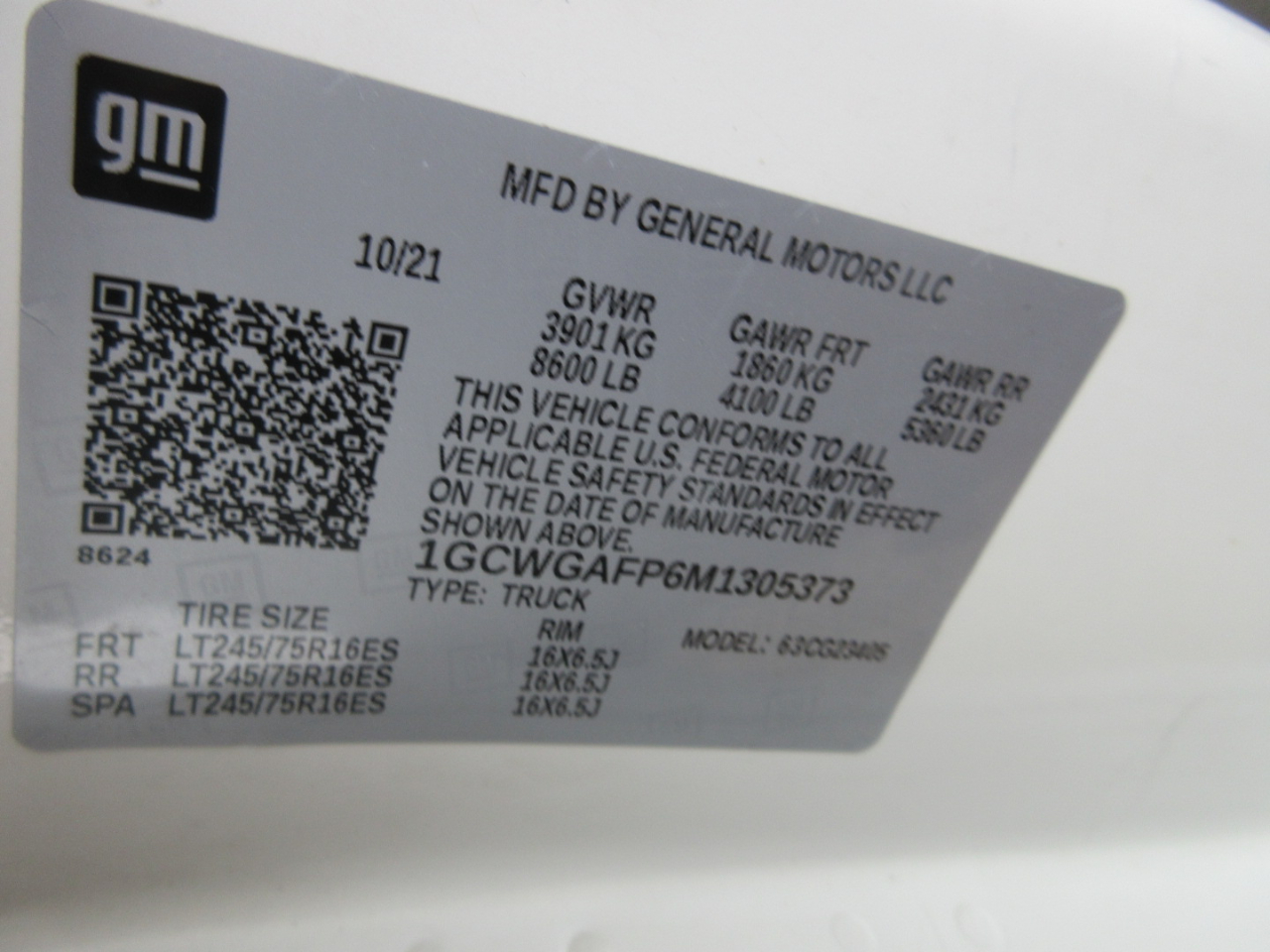 Chevrolet Express 2500 Cargo 2021