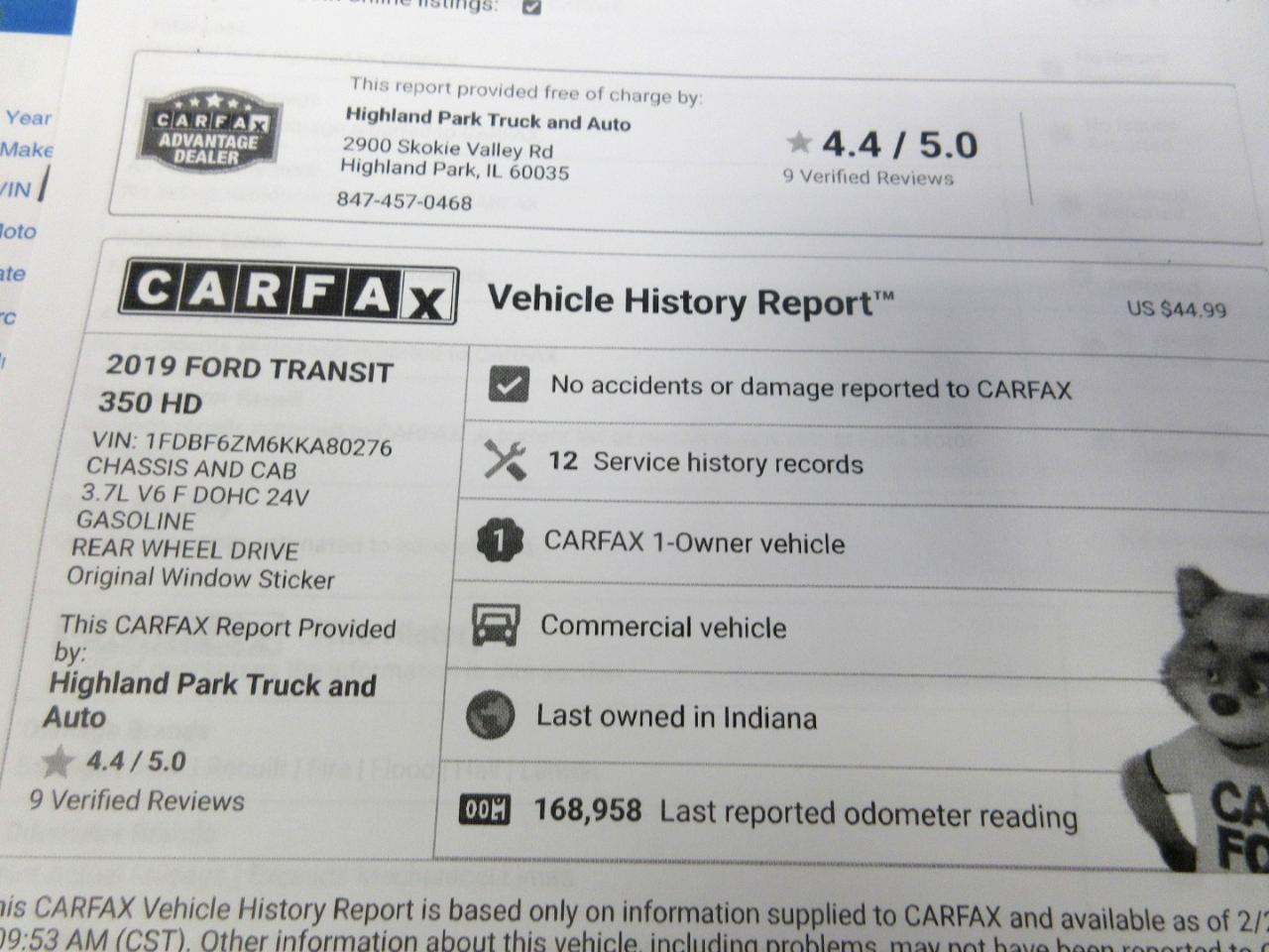 Ford Transit T-350 HD DRW 2019