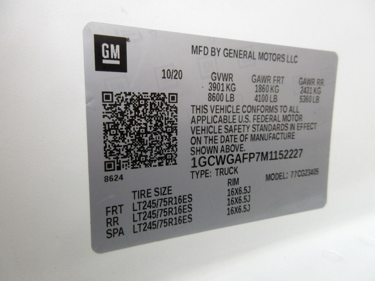 Chevrolet Express 2500 Cargo 2021