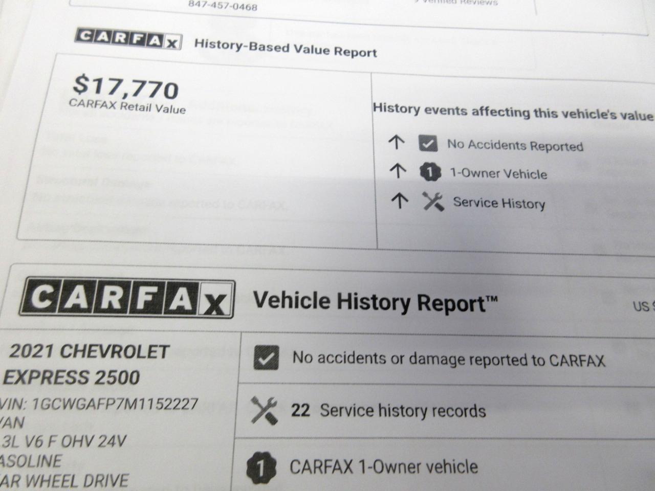 Chevrolet Express 2500 Cargo 2021