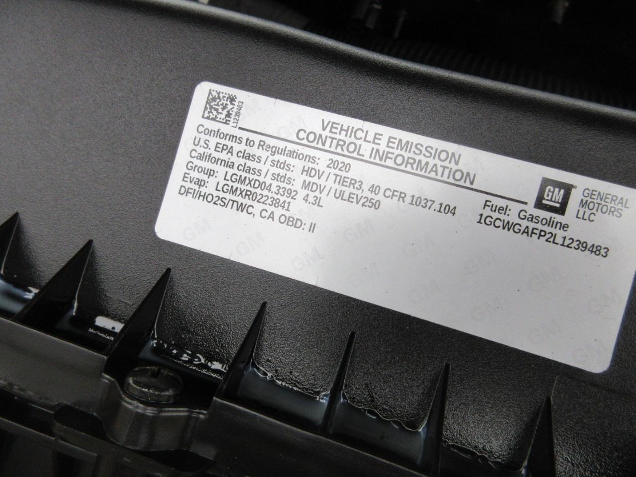 Chevrolet Express 2500 Cargo 2020