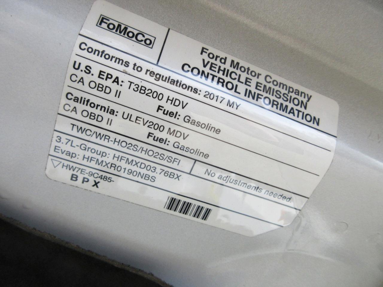 Ford Transit 250 Van Low Roof w/Sliding Pass. 130-in. WB 2017