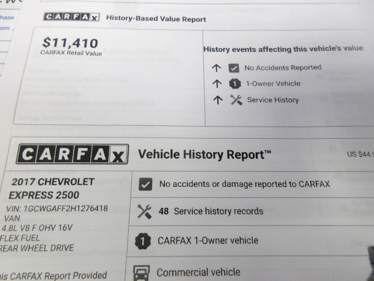 Chevrolet Express 2500 Cargo 2017