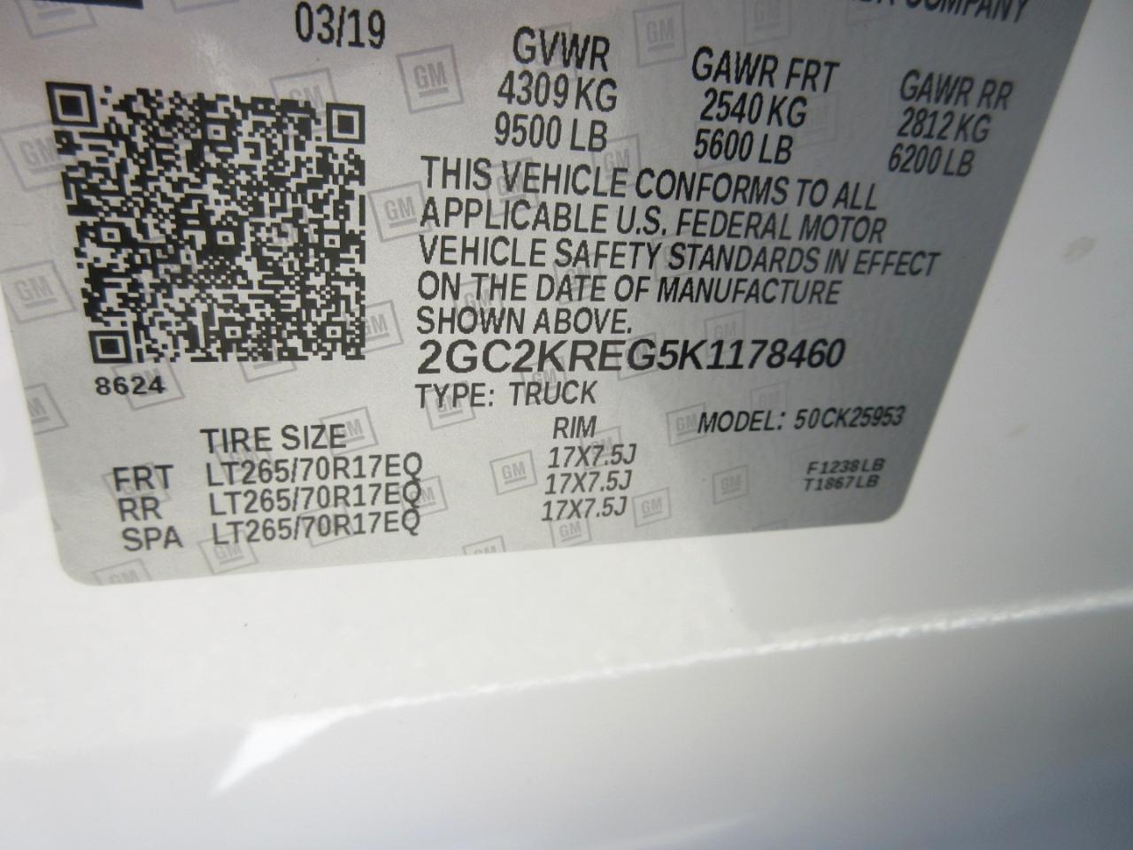 Chevrolet Silverado 2500HD Work Truck Double Cab 4WD 2019