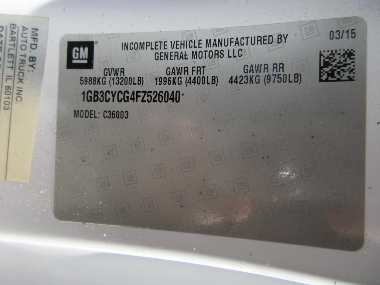 Chevrolet Silverado 3500HD Work Truck Long Box 2WD 2015