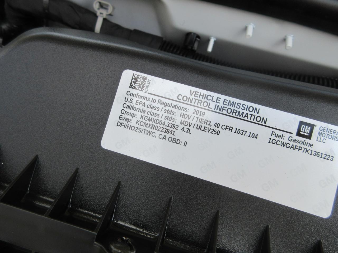 Chevrolet Express Cargo Van RWD 2500 135" 2019