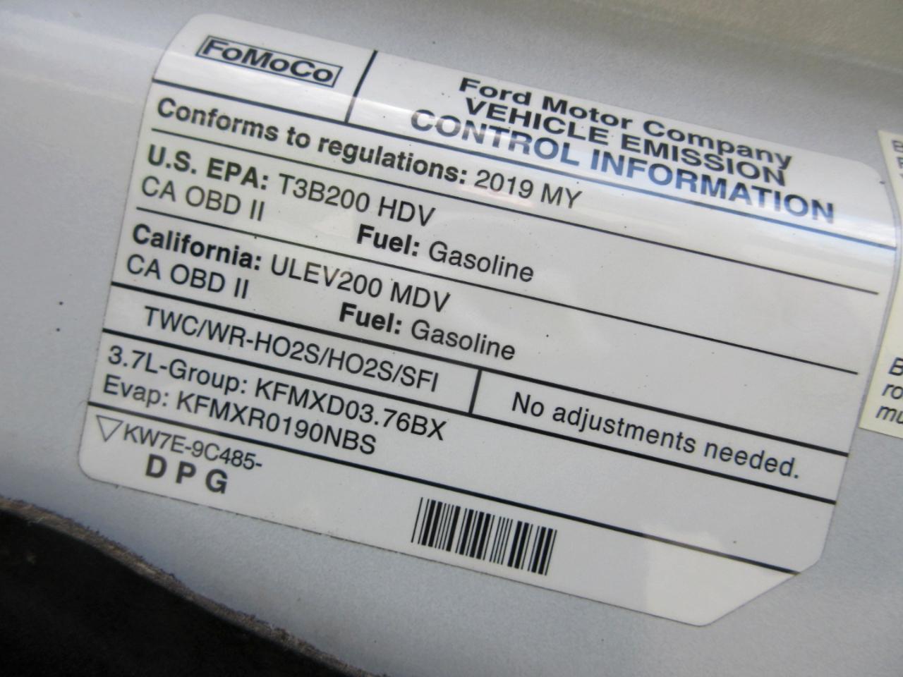 Ford Transit Van T-350 148" Med Rf 9500 GVWR Sliding RH Dr 2019