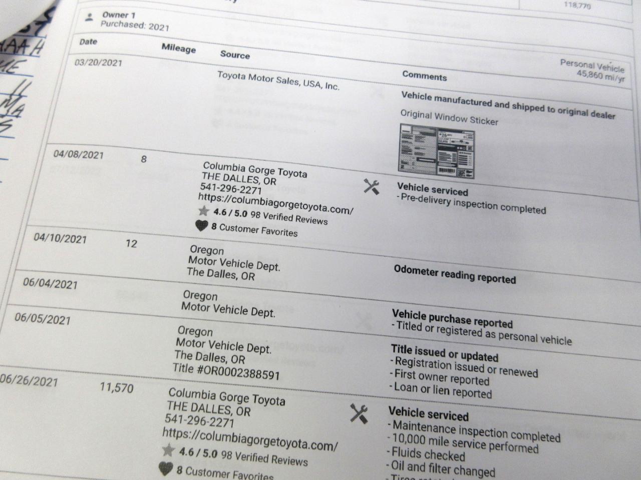 Toyota Venza LE AWD (Natl) 2021