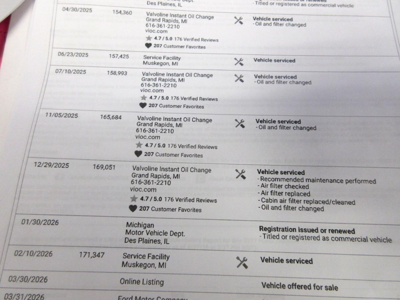 Ford Transit Van T-250 148" Med Rf 9000 GVWR Sliding RH Dr 2017