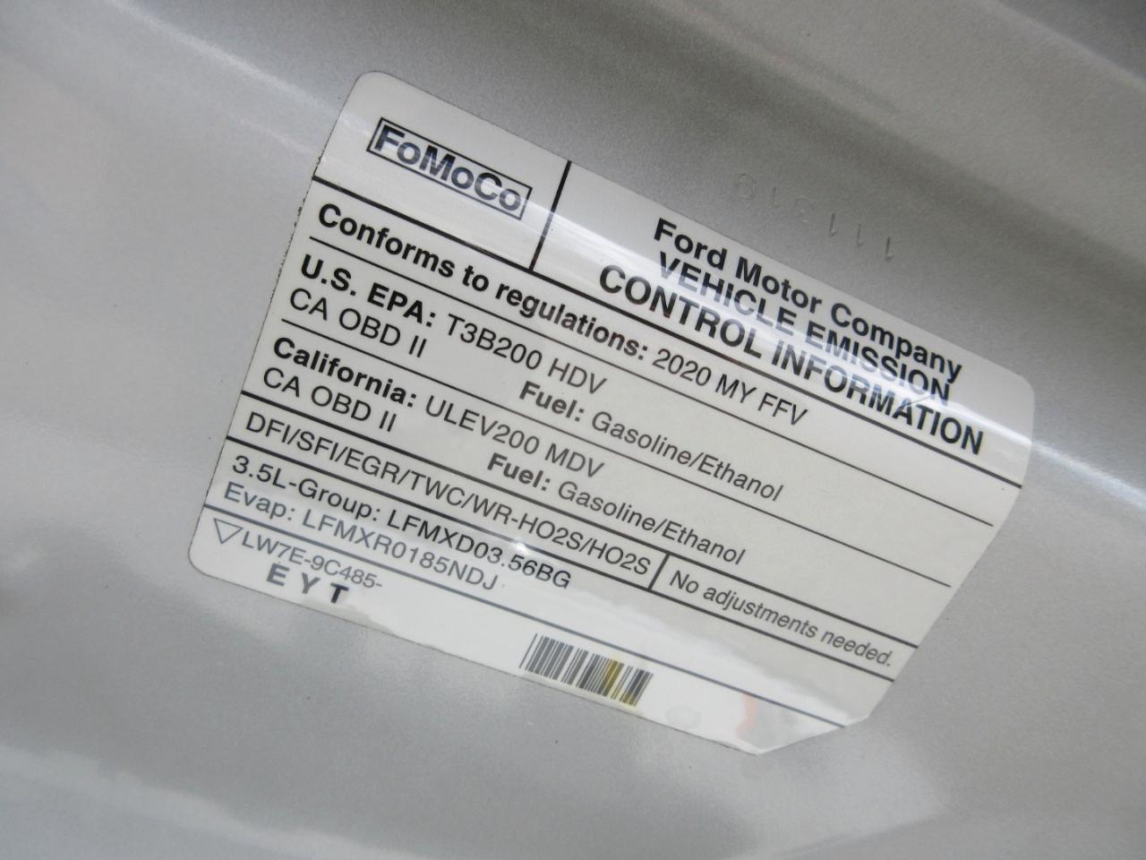 Ford Transit Cargo Van T-250 130" Low Rf 9070 GVWR RWD 2020