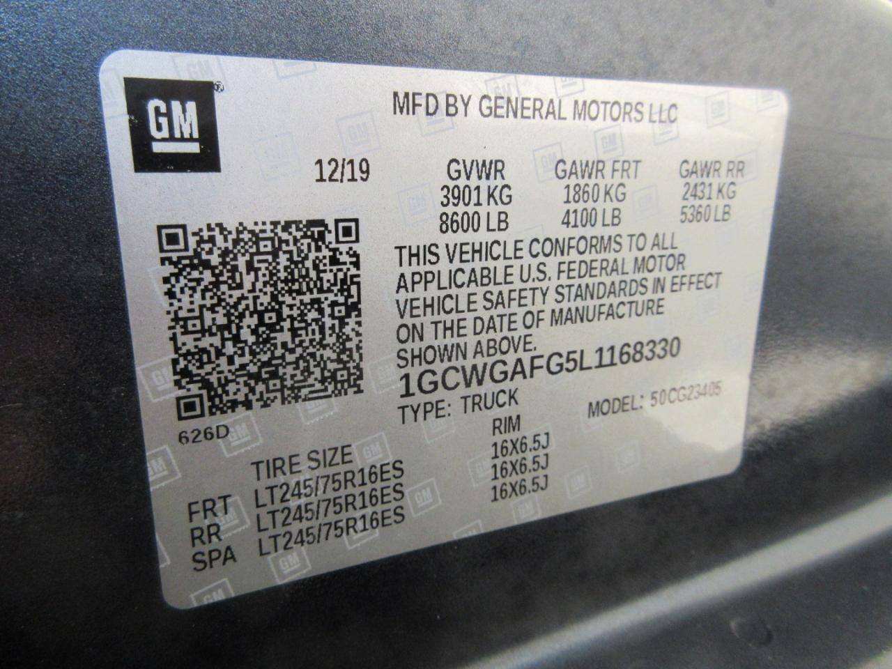 Chevrolet Express Cargo Van RWD 2500 135" 2020