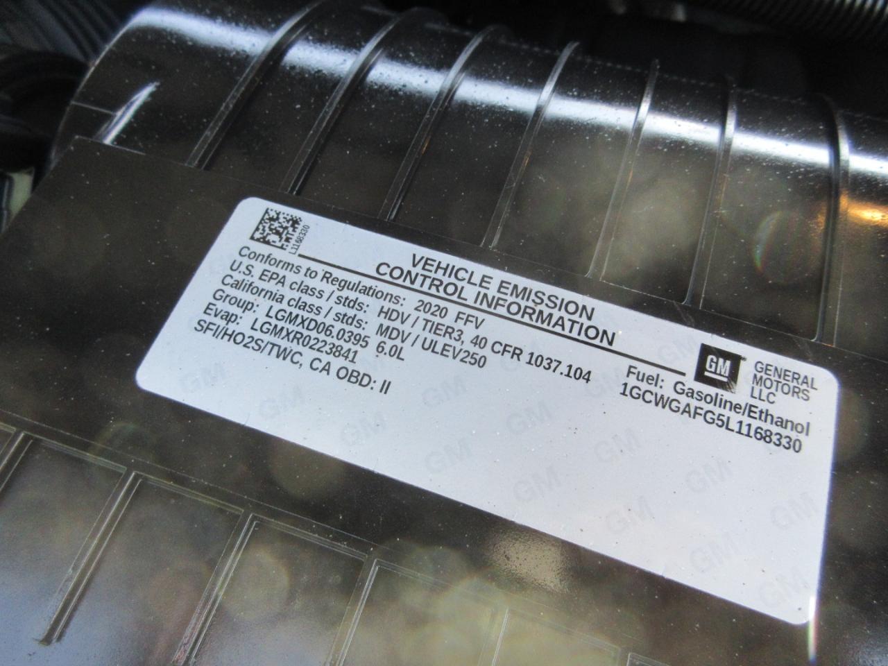 Chevrolet Express Cargo Van RWD 2500 135" 2020