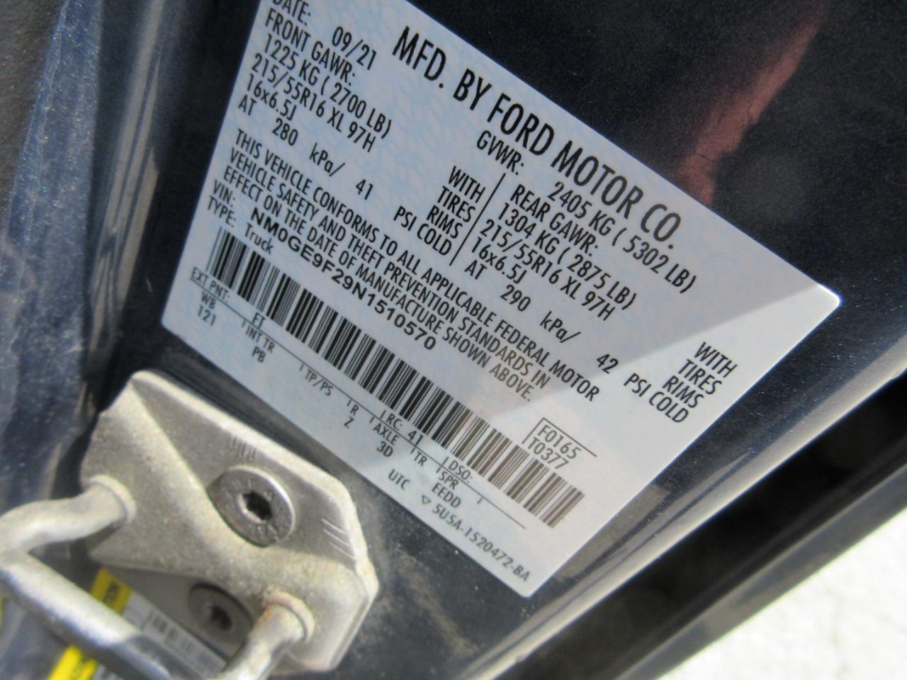 Ford Transit Connect Wagon XLT LWB w/Rear Liftgate 2022