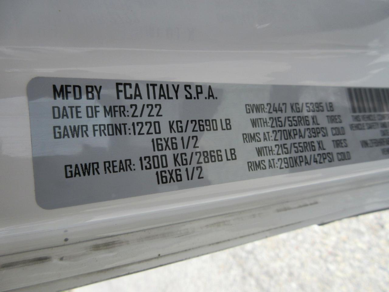 RAM ProMaster City Cargo Van Tradesman Van 2022