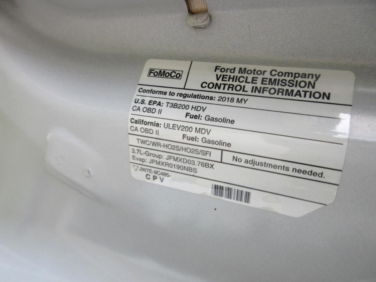 Ford Transit Van T-350 148" Med Rf 9500 GVWR Sliding RH Dr 2018